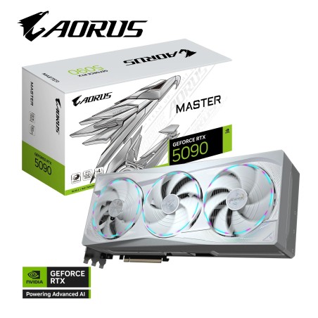 Grafična kartica GIGABYTE AORUS GeForce RTX 5090 MASTER ICE, 32GB GDDR7
