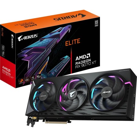 Grafična kartica GIGABYTE Aorus Radeon RX 9070 XT ELITE, 16GB GDDR6