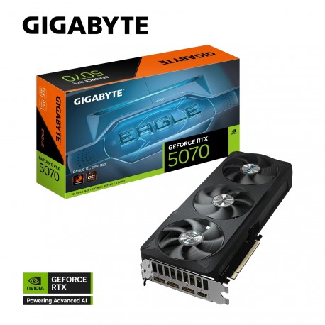 Grafična kartica GIGABYTE AORUS GeForce RTX 5070 EAGLE OC SFF, 12GB GDDR7
