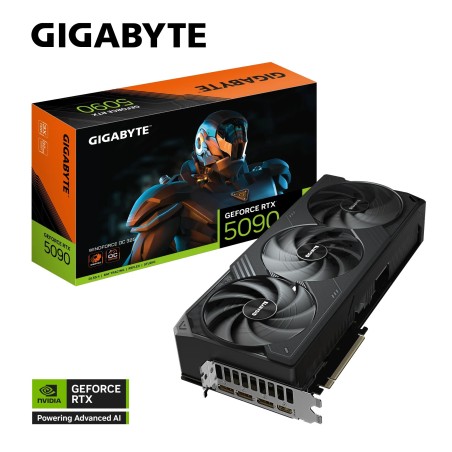 Grafična kartica GIGABYTE GeForce RTX 5090 WINDFORCE OC, 32GB GDDR7