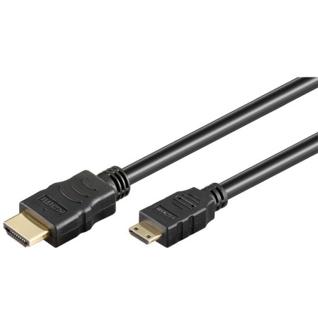 Kabel GOOBAY High Speed HDMI (M) na Mini HDMI (M), 2m, črn