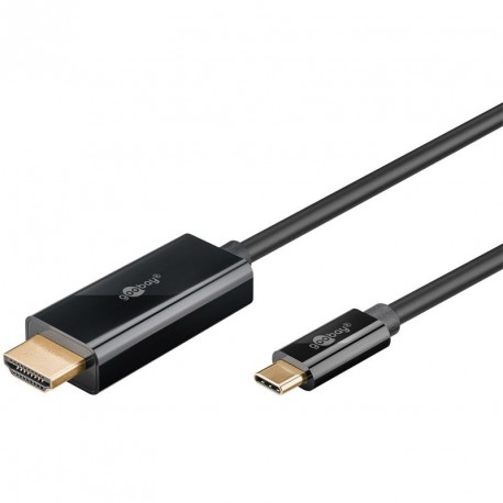 Kabel GOOBAY USB-C (M) na HDMI (M), 2m, črn