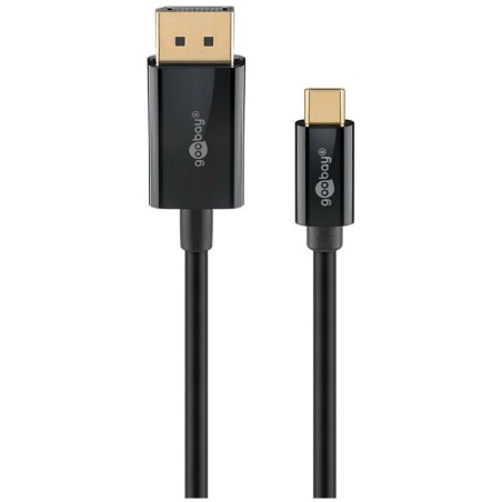 Kabel GOOBAY USB-C (M) na DisplayPort (M), 1m, črn