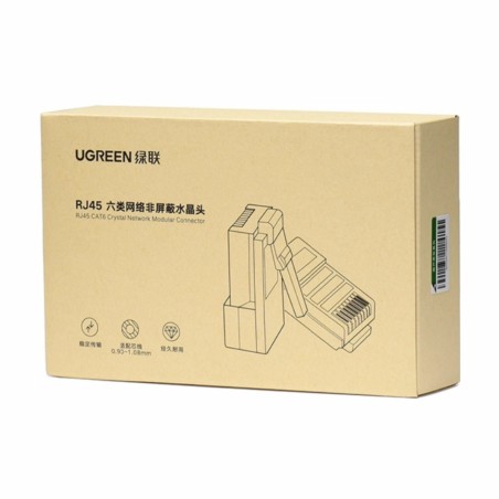 Konektor Ugreen RJ45 CAT.6 UTP trdi kabel pak/100 9060054