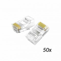 Konektor Ugreen RJ45 CAT.6 UTP trdi kabel pak/50 9060055