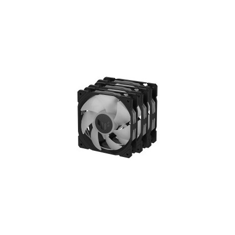Ventilator za ohišje ASUS TUF Gaming TR120 ARGB, 3x 120mm PWM, črn