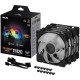 Ventilator za ohišje ASUS TUF Gaming TR120 ARGB, 3x 120mm PWM, črn