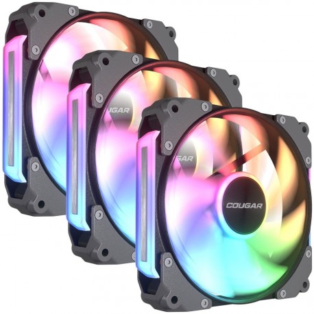 Ventilator COUGAR APOLAR 120 ARGB ELITE, 3-pack, črn