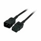 Napajalni kabel podaljšek EFB 220V 2,5m C19-C20, črn