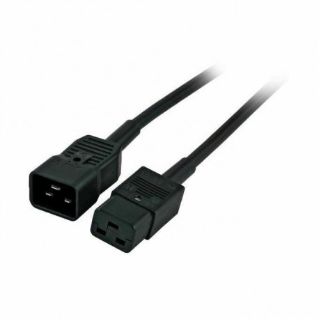 Napajalni kabel podaljšek EFB 220V 2,5m C19-C20, črn