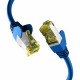 Mrežni kabel EFB patch SFTP CAT.6A PIMF, 0,25m, moder