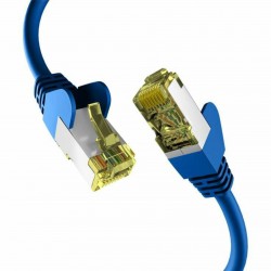 Mrežni kabel EFB patch SFTP CAT.6A PIMF, 0,25m, moder