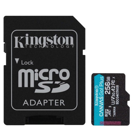 Spominska kartica microSD 256GB KINGSTON Canvas Go! Plus