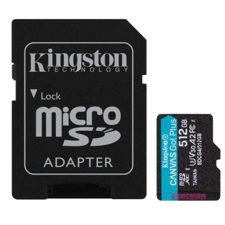 Spominska kartica microSD 512GB KINGSTON Canvas Go! Plus