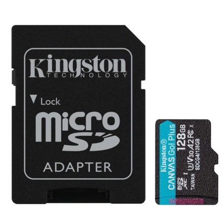 Spominska kartica microSD 128GB KINGSTON Canvas Go! Plus