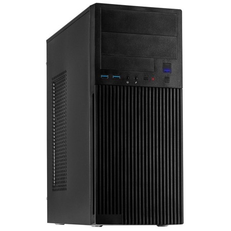 Ohišje Inter-Tech IT-2815 Linear, Midi ATX, črno