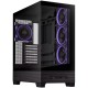 Ohišje ASUS A31 PLUS ATX, kaljeno steklo, 4x120mm ventilatorji, črno