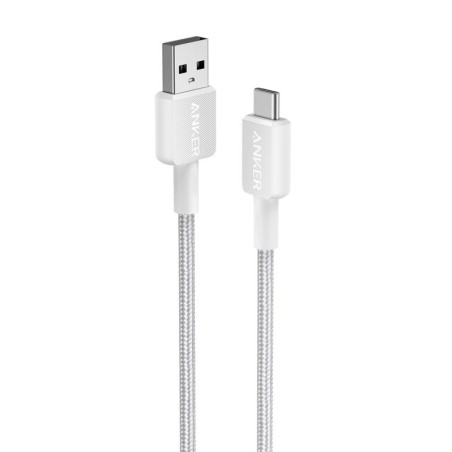 Kabel Anker 322 USB-A to USB-C, pleten, 1,8m, bel