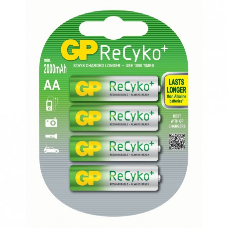 Baterija GP ReCyko AA Ni-Mh 1.2V 2050mA 4/1