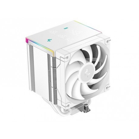 Hladilnik za procesor DeepCool AK500 DIGITAL PRO, 120mm, LCD, bel
