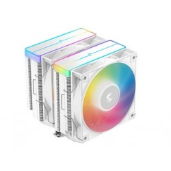 Hladilnik za procesor DeepCool AG620 WH ARGB V2, 2x120mm, bel