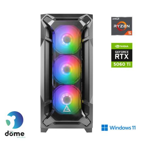 Računalnik ANNI Gamer Advanced R5 7500F / RTX 5060 Ti / 16 GB / 2 TB / W11H