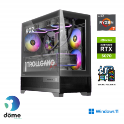 Računalnik ANNI Trollgang Extreme R7 7700X / RTX 5070 / 32 GB / 2 TB / W11H