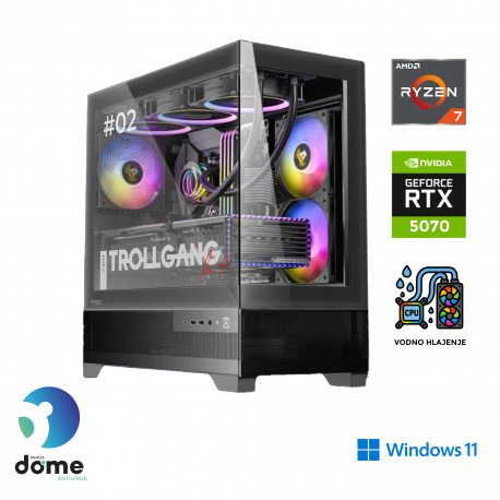 Računalnik ANNI Trollgang Extreme R7 7700X / RTX 5070 / 32 GB / 2 TB / W11H
