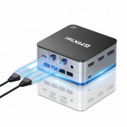 Računalnik GMKtec mini PC G2 Intel N150, 12GB, 256GB, črn NucBox