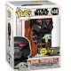Figura FUNKO POP STAR WARS: THE MANDALORIAN DARK TROOPER WITH GROGU
