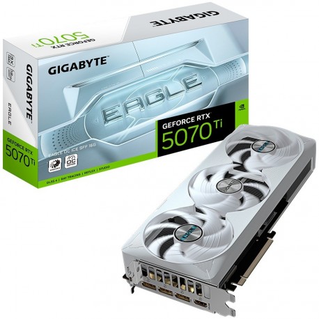 Grafična kartica GIGABYTE GeForce RTX 5070 Ti EAGLE OC ICE SFF 16GB