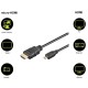 Kabel GOOBAY High Speed HDMI na Micro-HDMI 8K 2m, črn