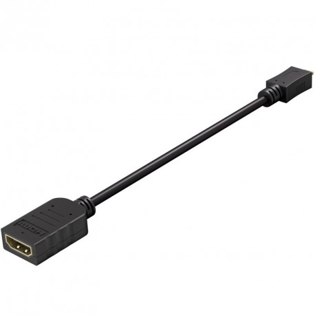 Kabel GOOBAY HDMI na Micro-HDMI 4K/60Hz 0,15m črn