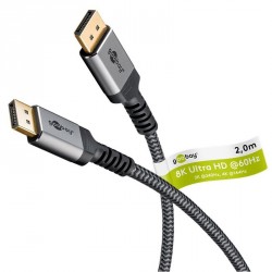 Kabel GOOBAY DisplayPort na DisplayPort 1.4 2m, pozlačen