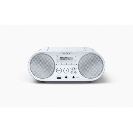 SONY radio MP3/CD z USB vhodom v beli barvi, ZSPS50W.CET