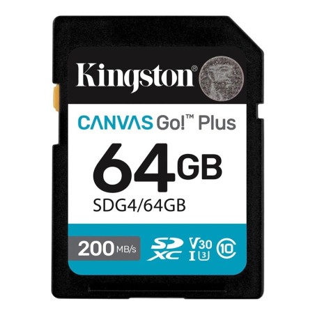 Spominska kartica SD KINGSTON Canvas Go! Plus, 64GB