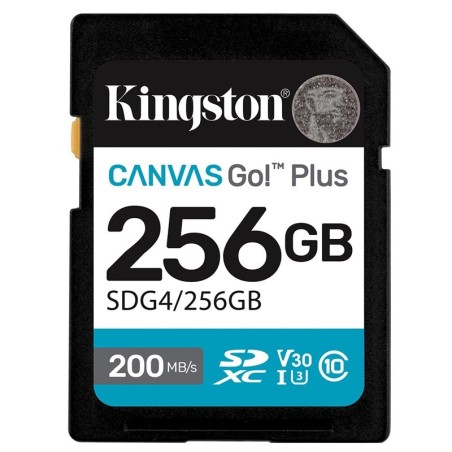 Spominska kartica SD KINGSTON Canvas Go! Plus, 256GB