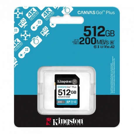 Spominska kartica KINGSTON Canvas Go! Plus SD, 512GB