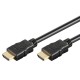 Kabel GOOBAY High Speed HDMI (M/M) 2.0 4K 60Hz 1m, črn
