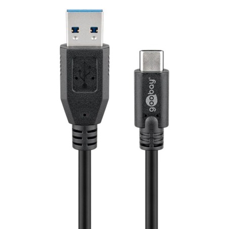 Napajalni podatkovni kabel GOOBAY USB-C na USB-A 3.0 1m