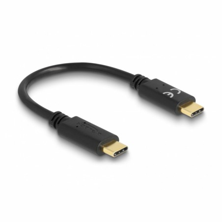 Kabel Delock USB C-C, 15cm, črn, 8519384