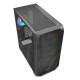Ohišje SHARKOON AK3 RGB, midiATX, črno