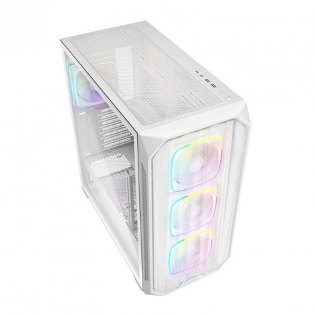 Ohišje SHARKOON AK5M RGB, midiATX, belo