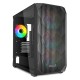 Ohišje SHARKOON MK3 RGB, midiATX, črno