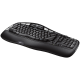 Tipkovnica USB LOGITECH Wave, brezžična, grafitna