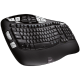 Tipkovnica USB LOGITECH Wave, brezžična, grafitna