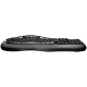 Tipkovnica USB LOGITECH Wave, brezžična, grafitna