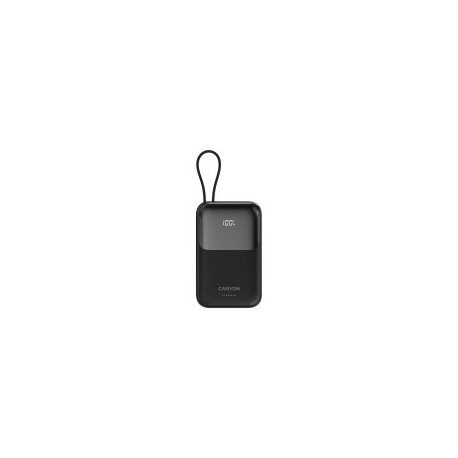 Prenosna baterija Powerbank CANYON OnPower 101, 10000 mAh, črna