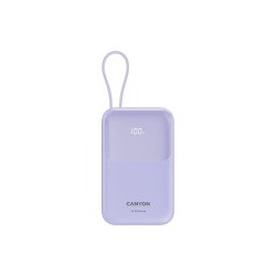 Prenosna baterija Powerbank CANYON OnPower 101, 10000 mAh, vijolična
