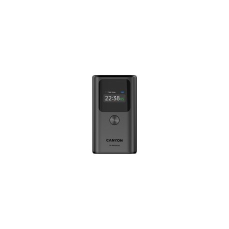 Prenosna baterija Powerbank CANYON OnPower 130 TFT, 10000 mAh, siva